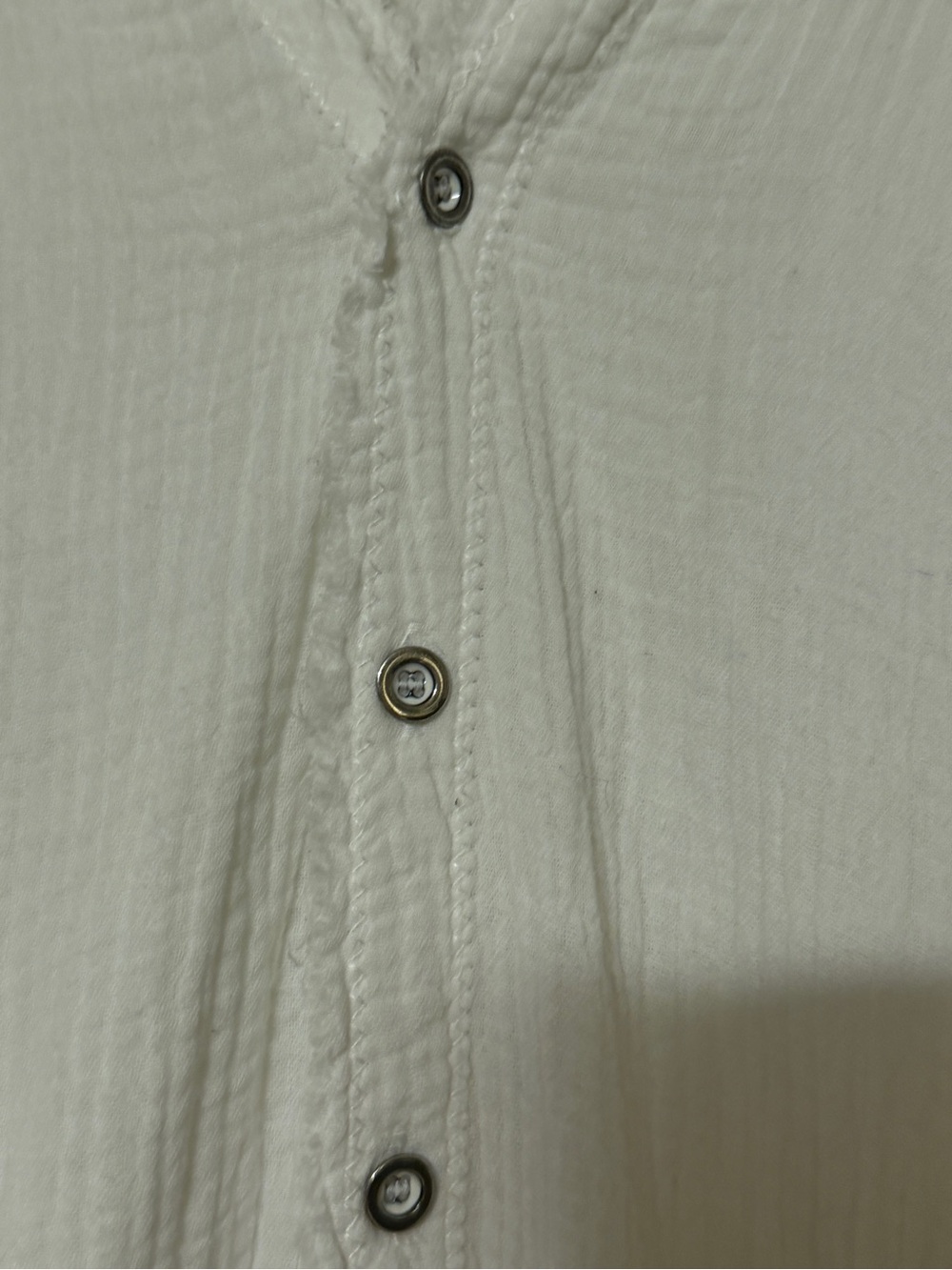Free People We the Free Summer Daydream Shirt Gauze Beach Coastal Blouse Large - Picture 5 of 9